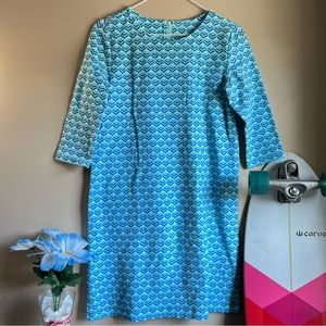 Vineyard Vines Dress 3/4 Sleeve GIRLS XL 16